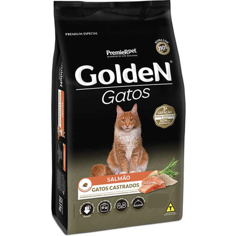 GOLDEN GATOS CASTRADOS SALMO 6KG  PROMOO 77,90