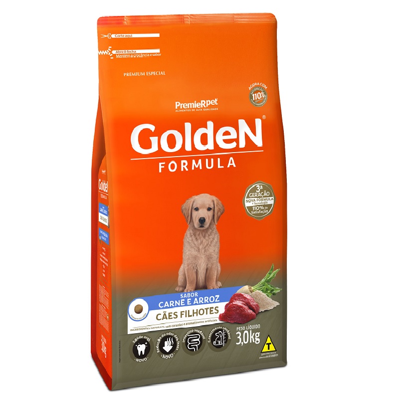 GOLDEN FORMULA FILHOTE CARNE 3KG 58,00