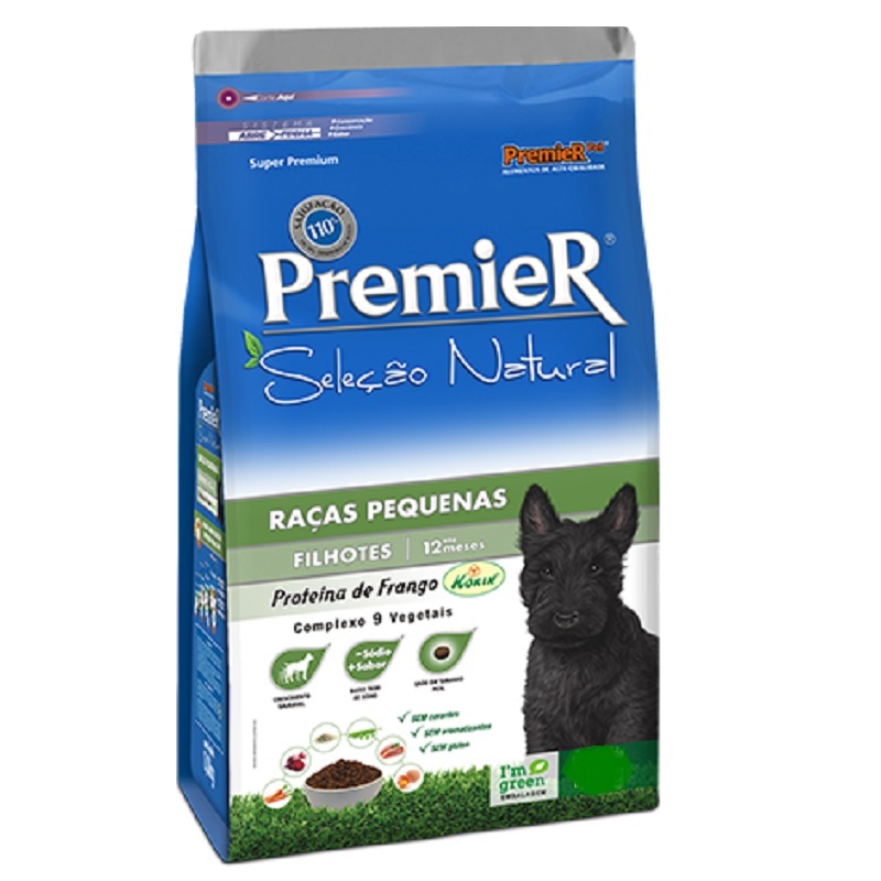 PREMIER FILHOTE SELEO NATURAL RAAS PEQUENAS KORIN 1KG 43,00