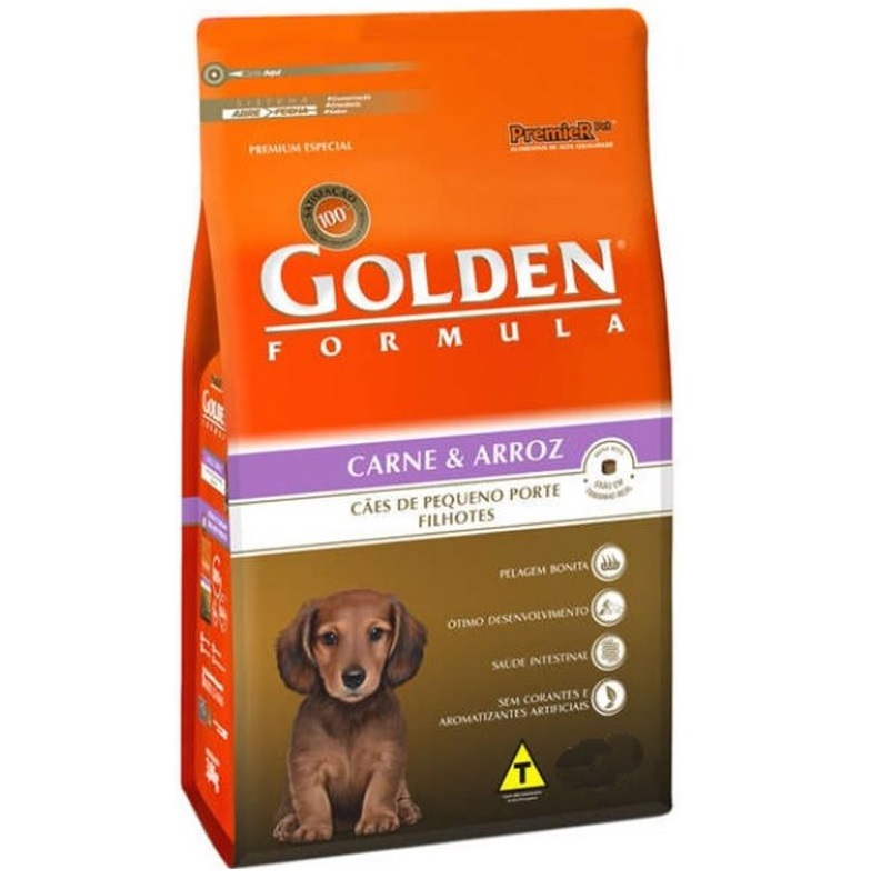 GOLDEN FORMULA FILHOTE CARNE MINIBITS 10,1KG 137,00