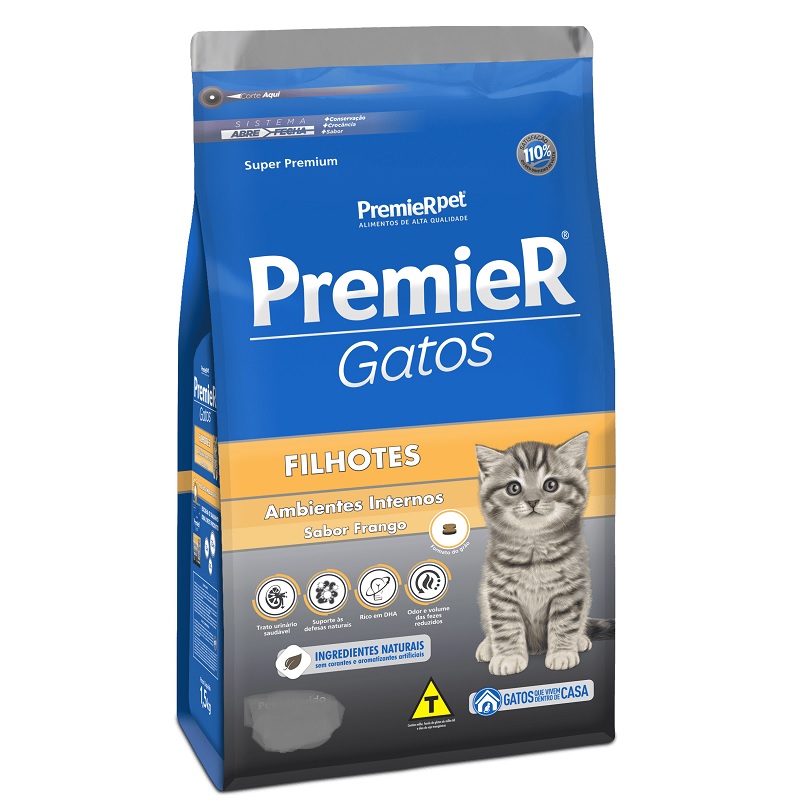 PREMIER GATO FILHOTE FRANGO 7,5 KG 177,90