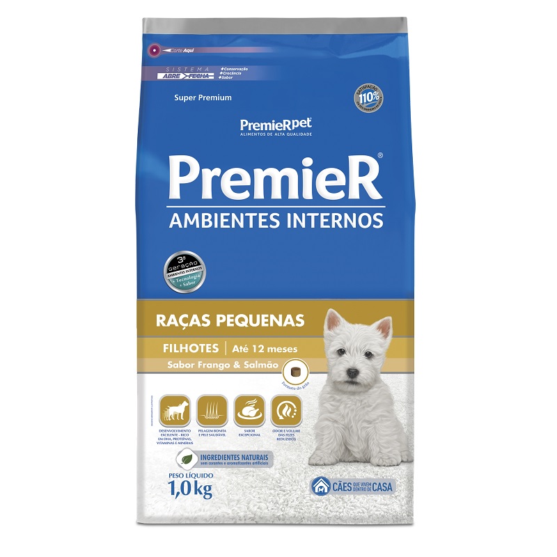 PREMIER AMBIENTES INTERNOS FILHOTES 1KG 33,90