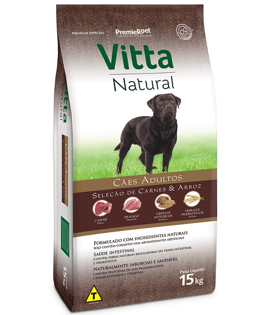 VITTA NATURAL ADULTOS CARNE 15KG 155,00