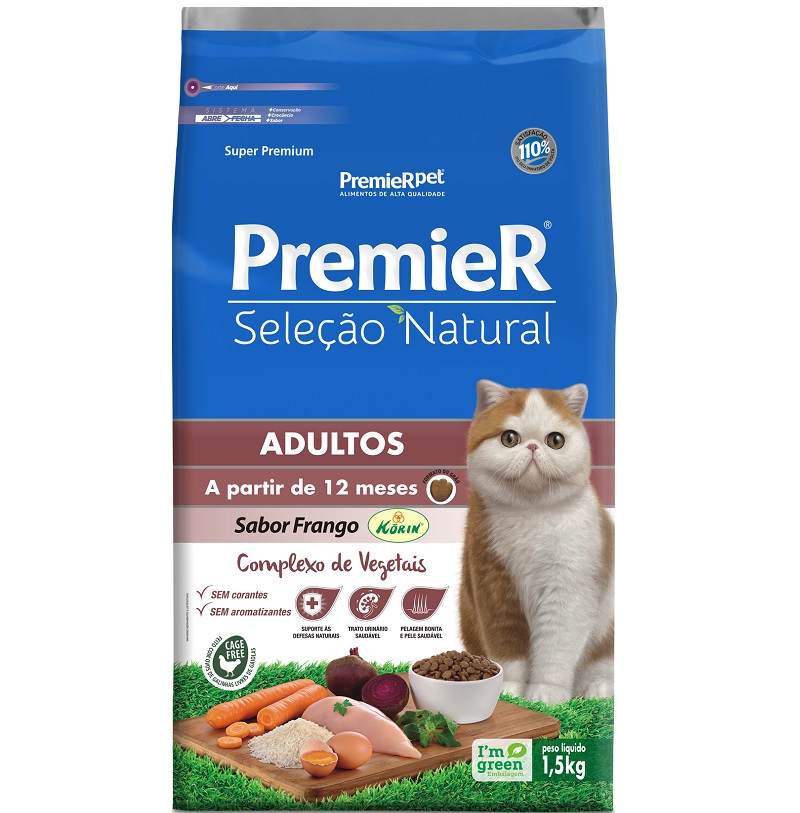 PREMIER GATO ADULTO SELEO NATURAL 1,5KG 76,90