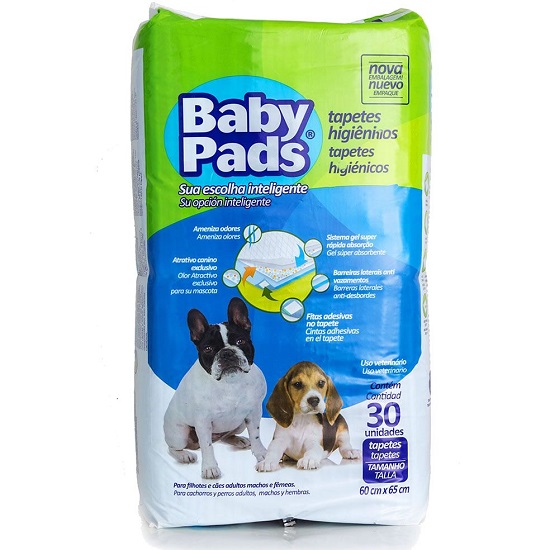 TAPETE HIGIENICO BABY PADS C/ 30