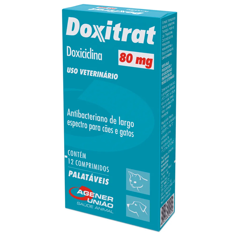 DOXITRAT 80MG COM 12 COMP