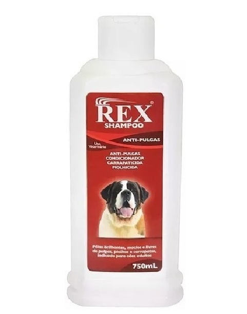 REX SHAMPOO ANTIPULGAS 750ML