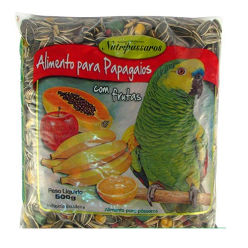 MISTURA PARA PAPAGAIO FRUTAS 500G