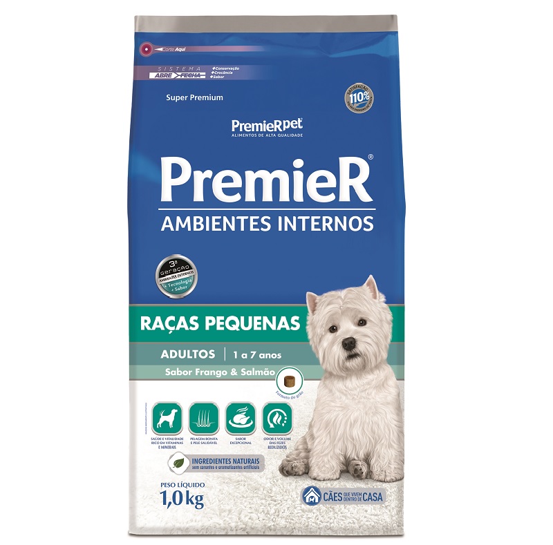 PREMIER ADULTO SELEO NATURAL RAAS PEQUENAS KORIN 1KG 43,00