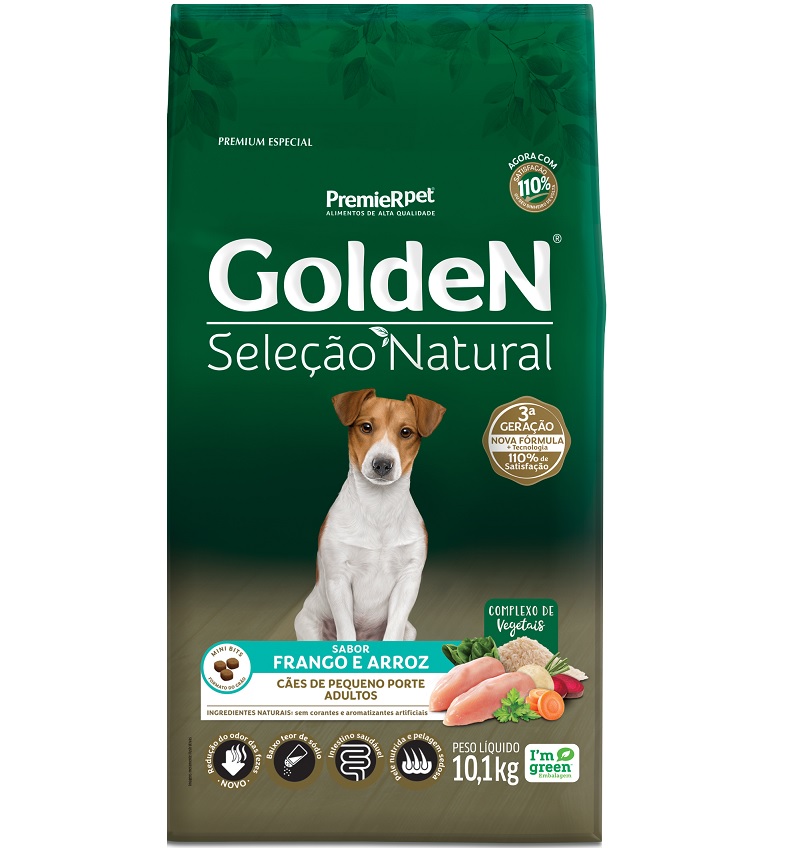 GOLDEN ADULTO SELEO NATURAL RAA PEQUENA 10,1KG 145,00