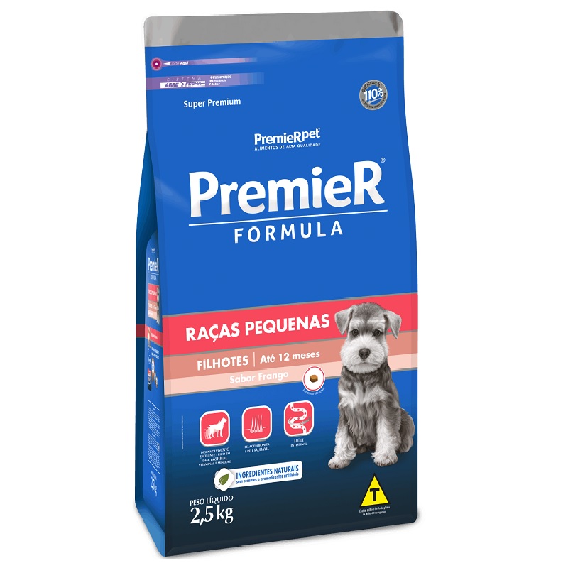 PREMIER FORMULA FILHOTE RAAS PEQUENAS 2,5KG  84,00