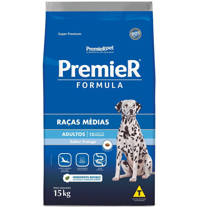 PREMIER FORMULA  ADULTO RAAS MEDIAS 15KG 245,00