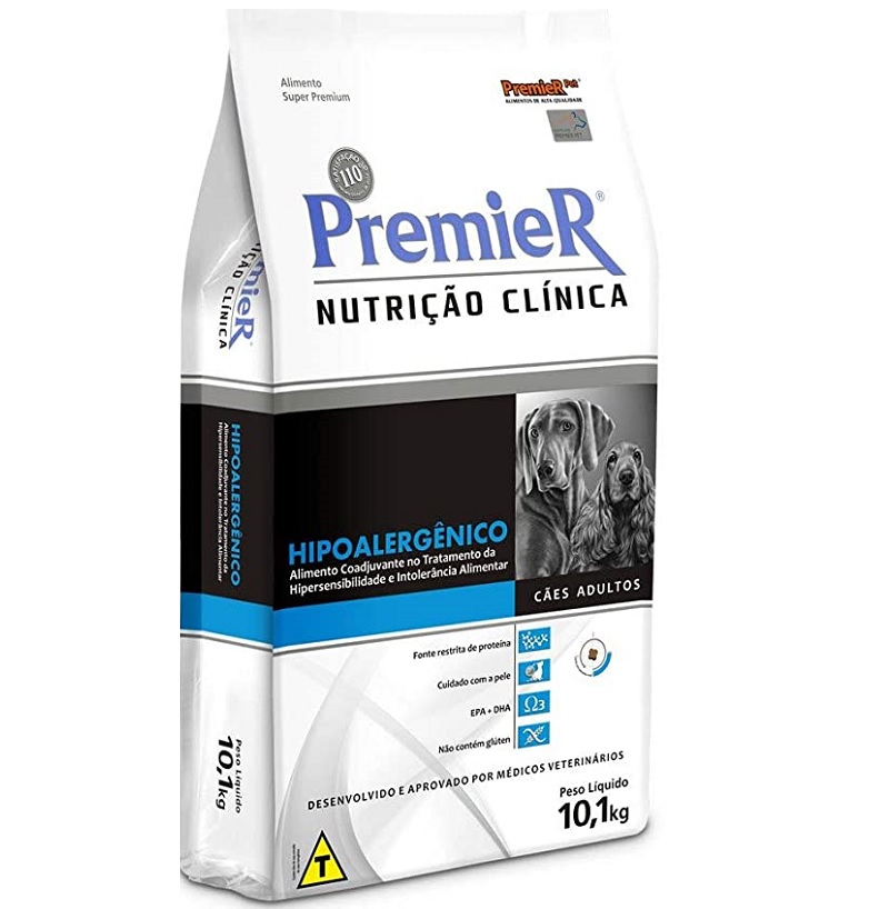 PREMIER HIPOALERGENICA  CORDEIRO RAAS MEDIAS 10,1 KG 330,00