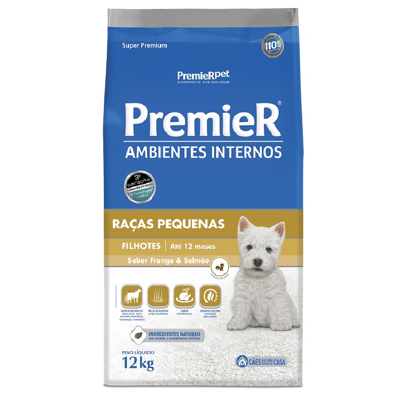 PREMIER AMBIENTES INTERNOS FILHOTES 12KG 185,90