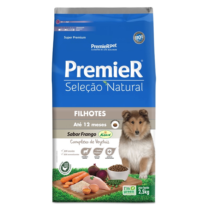 PREMIER FILHOTE SELEO NATURAL KORIN 2,5KG 94,90