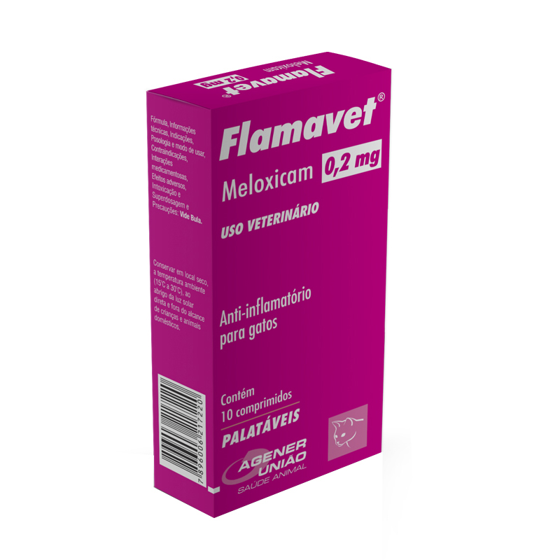 FLAMAVET GATOS 0,2MG CARTELA