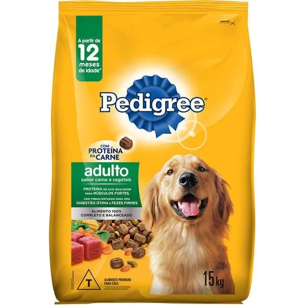 PEDIGREE CARNE E VEGETAIS 15KG