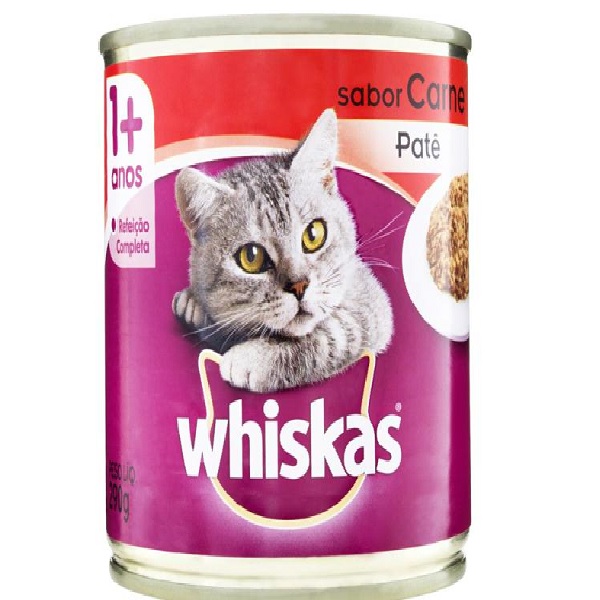 WHISKAS LATA CARNE PATE