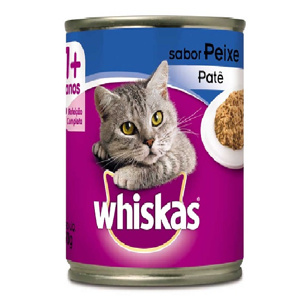 WHISKAS LATA PEIXE PATE