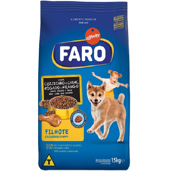 FARO FILHOTE CARNE  15KG