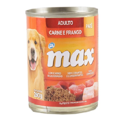 MAX LATA CARNE E FRANGO ADULTO 280G