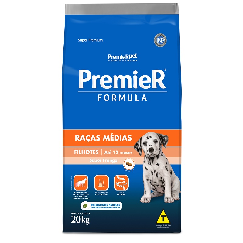 PREMIER FORMULA FILHOTE RAAS PEQUENAS 20KG 336,00