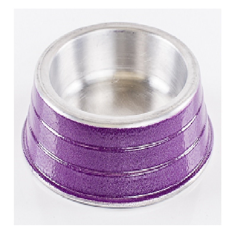 COMEDOURO ALUMINIO PESADO MINI LILAS 300ML