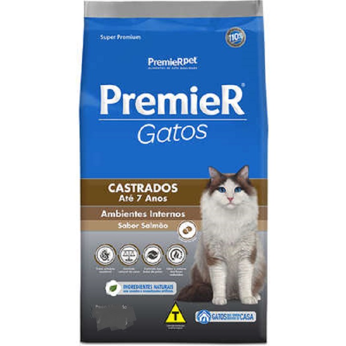 PREMIER GATO CASTRADO AT 7 ANOS SALMO 500G 23,90