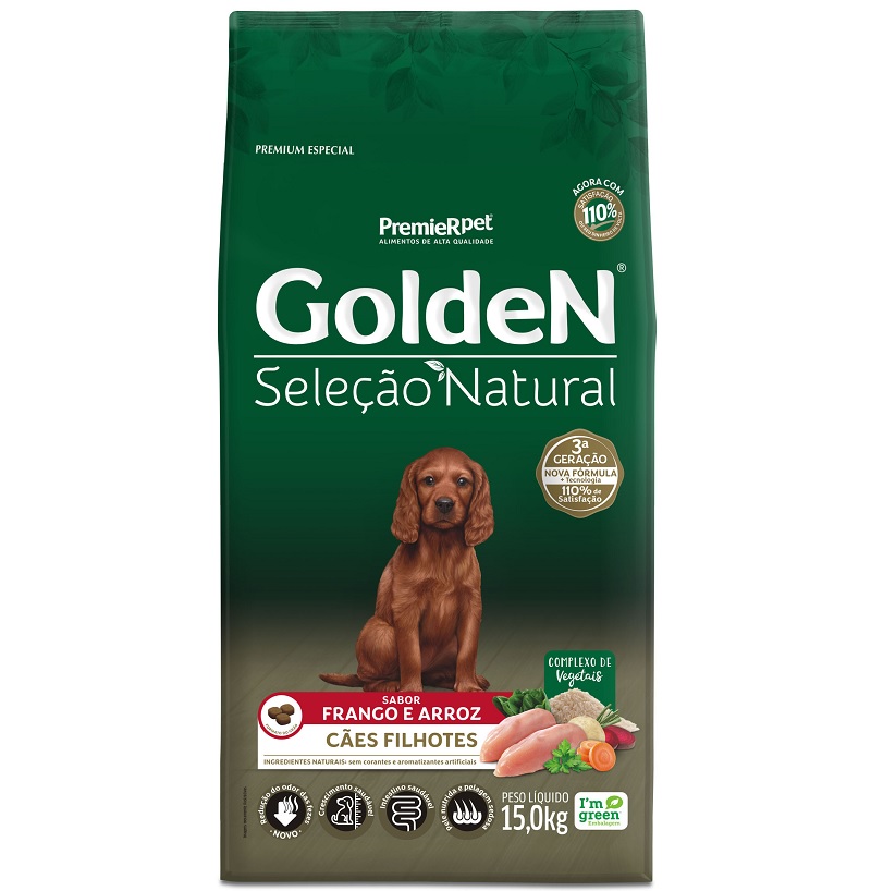 GOLDEN FILHOTE SELEO NATURAL 15KG 138,90