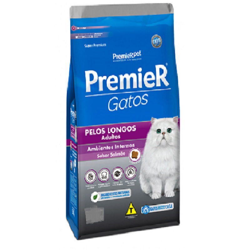 PREMIER GATO ADULTO PELOS LONGOS FRANGO 1,5KG 59,90