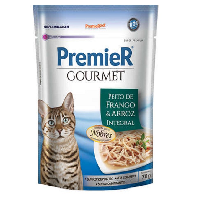 PREMIER GOURMET SACHE GATO ADULTOS ATUM 70G 6,90