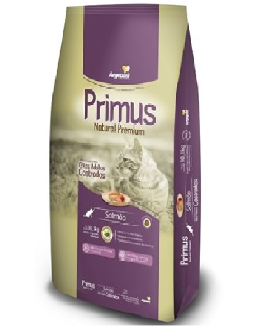 PRIMUS GATOS PREMIUM SALMAO CASTRADOS 10,1